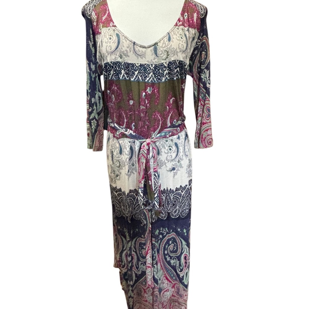 Etro Milano Designer Paisley Print Dress US size 12-14
